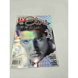 TV Guide Metallic Special Collectors Edition Elvis Magazine